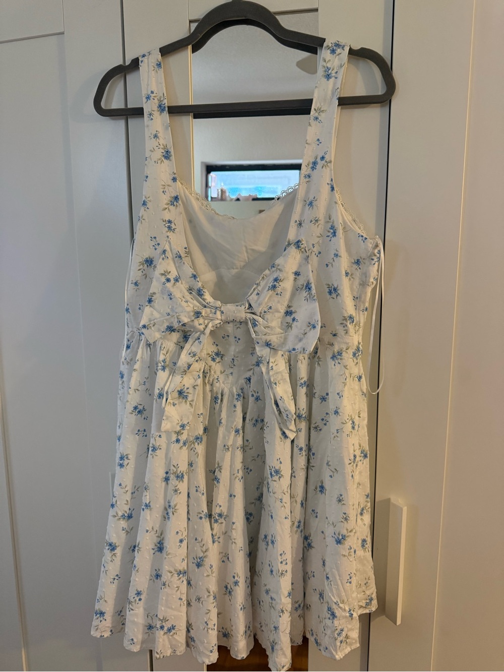 Altar’d State Blue Floral Sundress Blue Flowers NEW XL minidress - Picture 4 of 8
